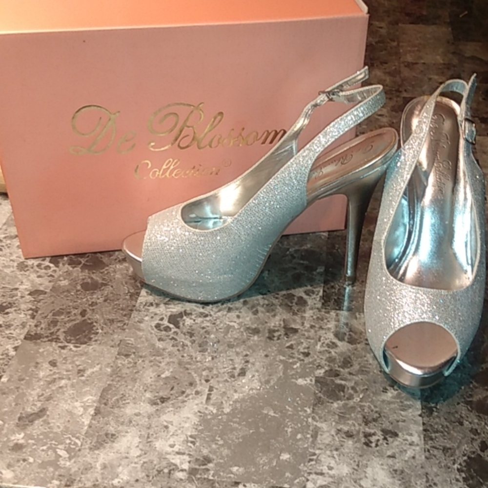 Silver heels